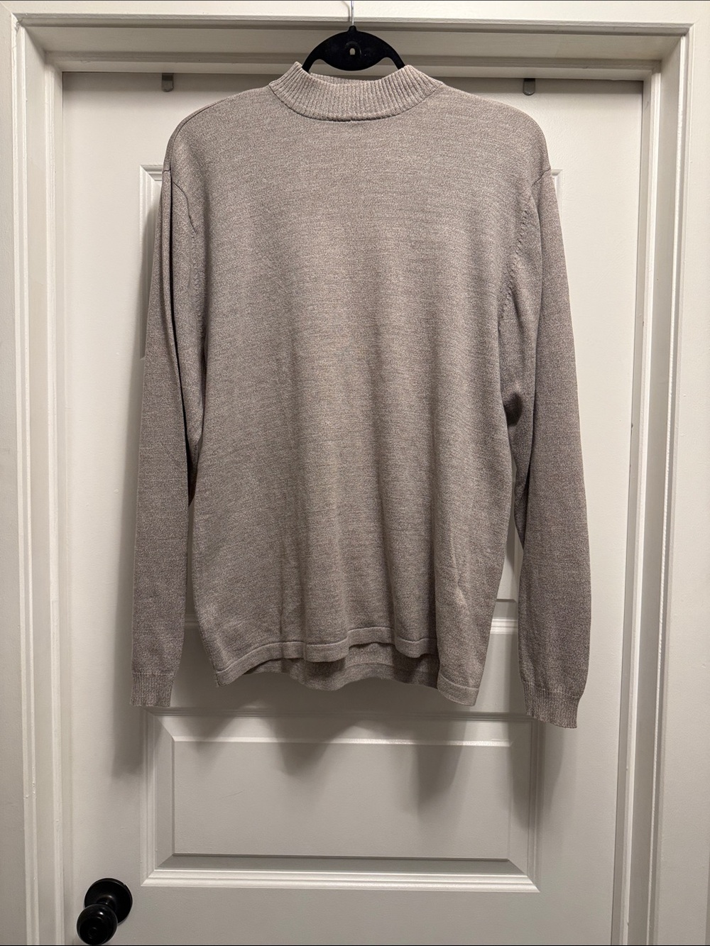 Geoffery Beene  Casual Crewneck Sweater - Light Taupe